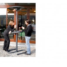 Infrarotstrahler, Beheizter Rauchertisch für den Aussenbereich